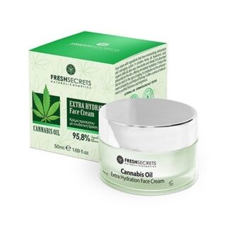 Fresh Secrets Cannabis Oil Gesichtscreme extra Hanföl 50ml