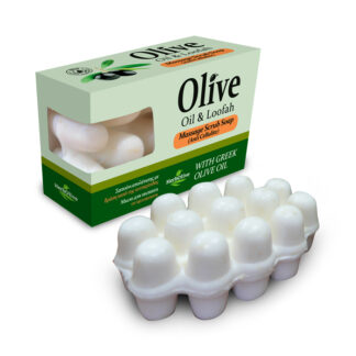 HERBOLIVE Massage- und Peelingseife Milk Protein 100g