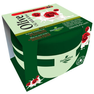 HERBOLIVE Körperbutter Rose & Milk 250ml